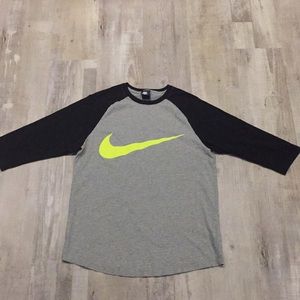 Men’s Quarter Sleeve Nike Baseball T